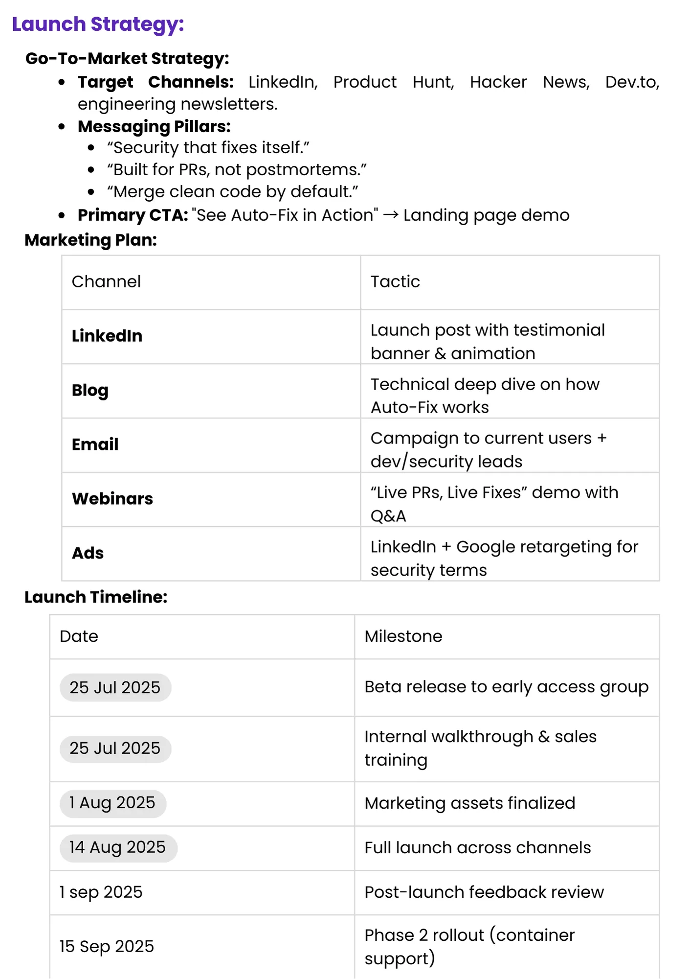 Core Features